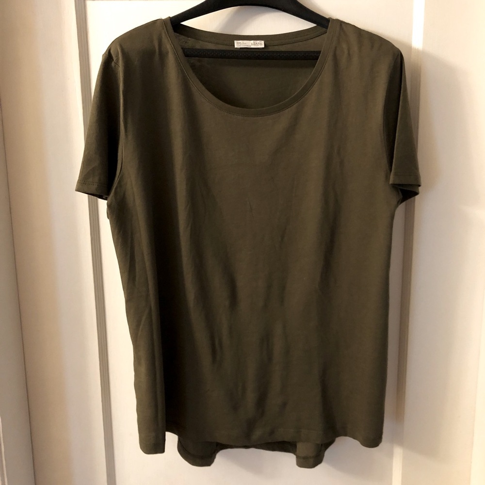 Olive Green Women's Top